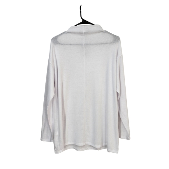 Eloquii Women's Mock Neck Layering Top White - 14/16 - Picture 4 of 6